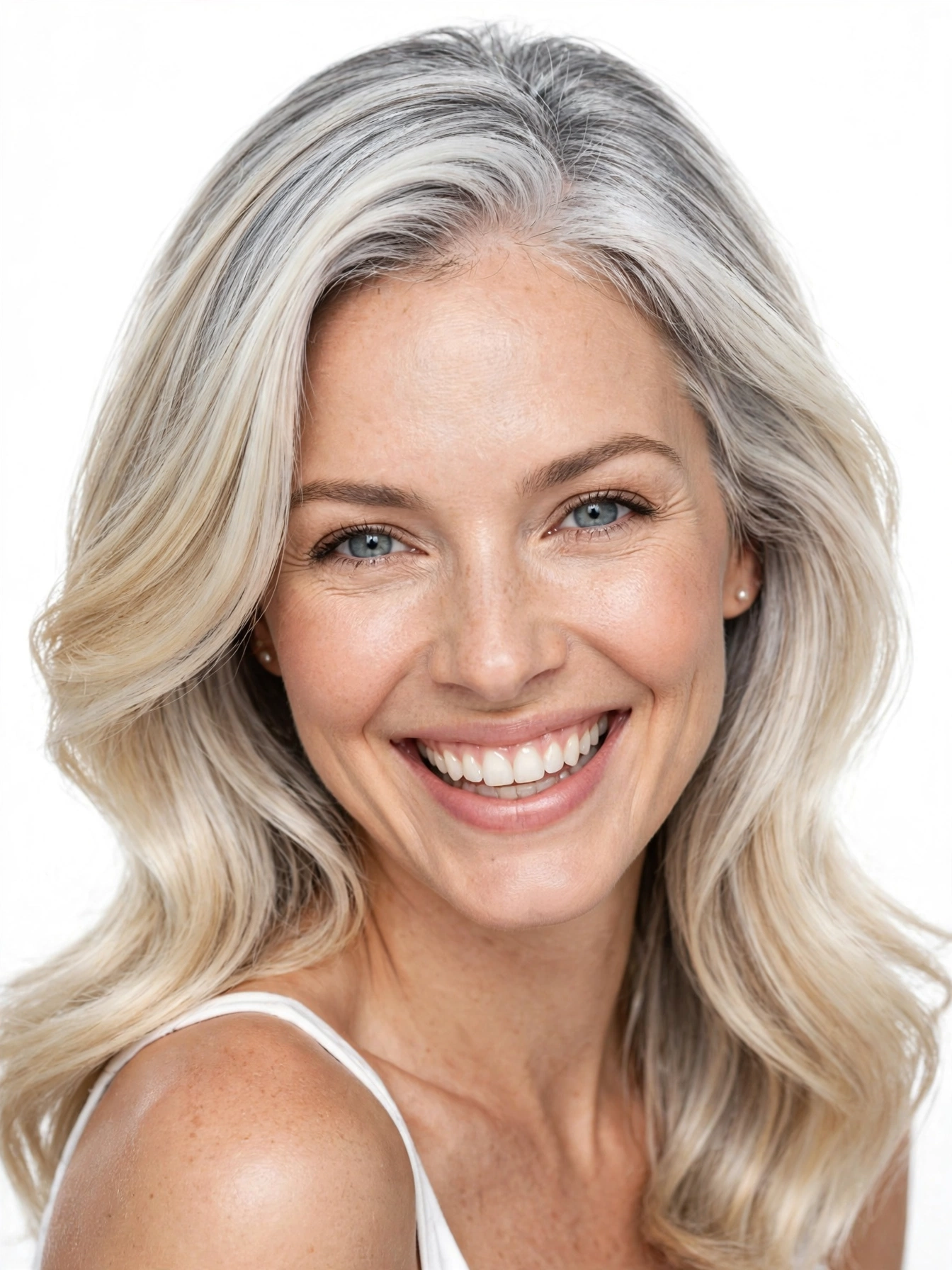 10 Perfect Highlighting Ideas for Blending Gray Hair.