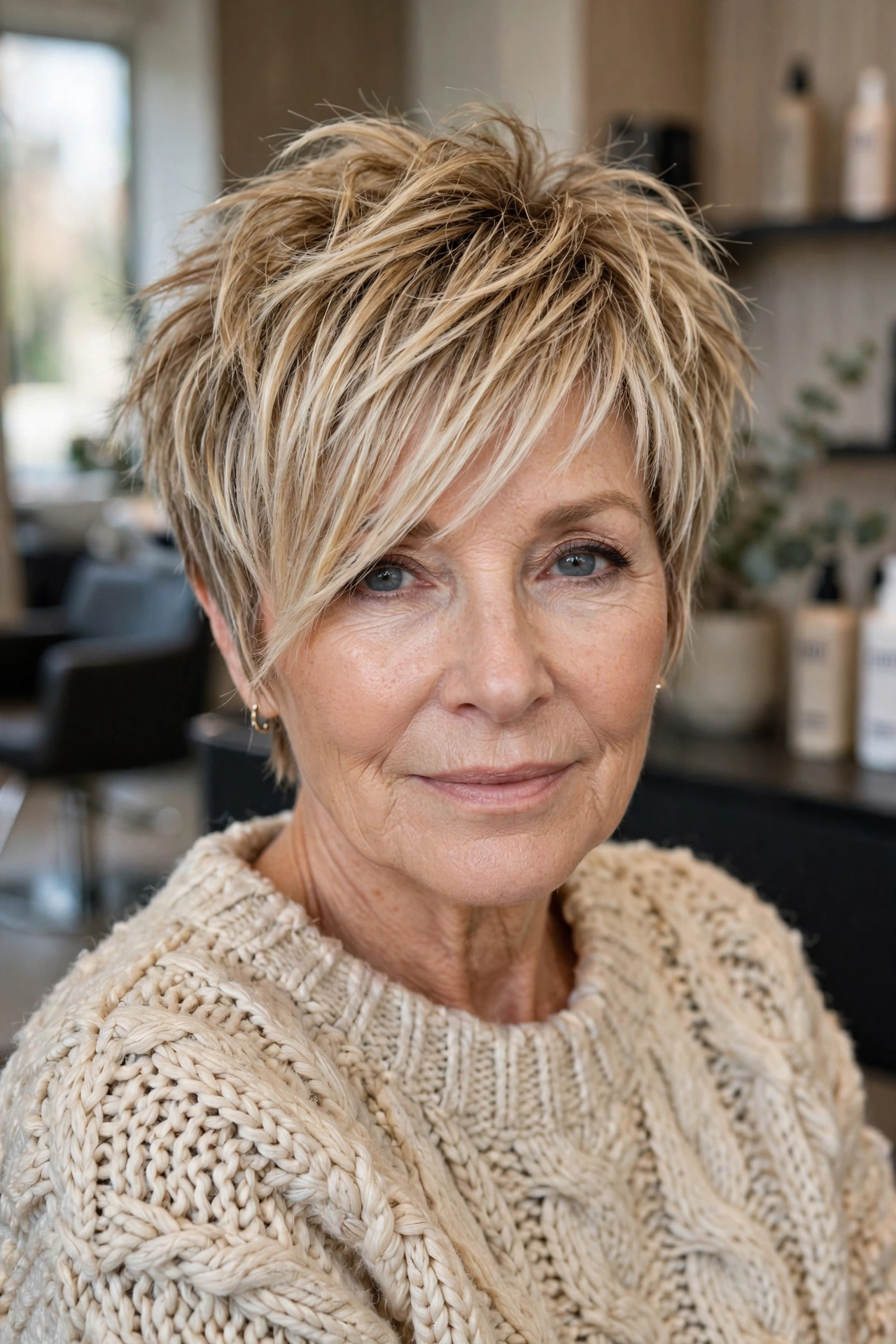 Edgy Choppy Pixie Haircuts for Women Over 50: Bold, Youthful & Full of Attitude